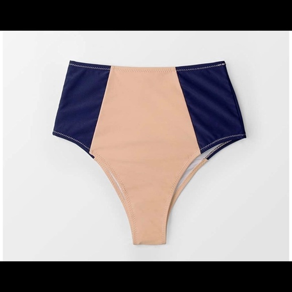 Cupshe Other - Cupshe Lost in the Dream High Waist Bikini Bottom